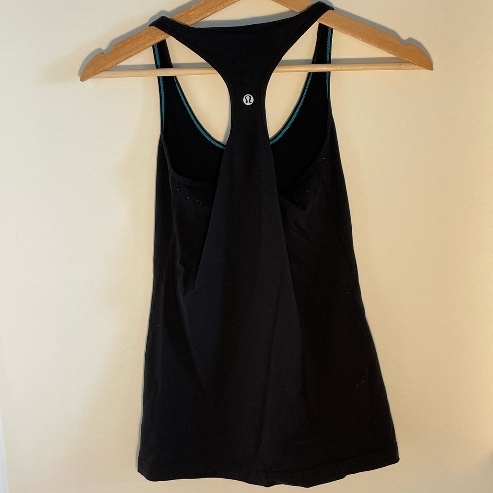 Lululemon Black racer back Tank​​​​​​​ - Picture 4 of 5